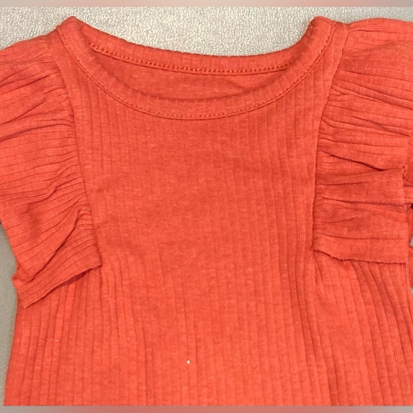 💫NWT Cat&Jack Baby Girl Clothes Newborn Periwinkle Orange Onepiece Outfit - Picture 2 of 5